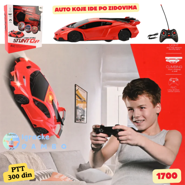Auto koje ide po zidu