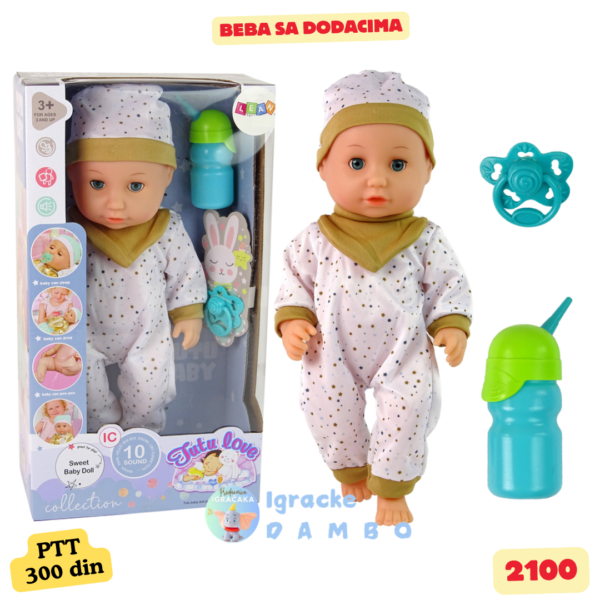 Beba sa dodacima 40 cm