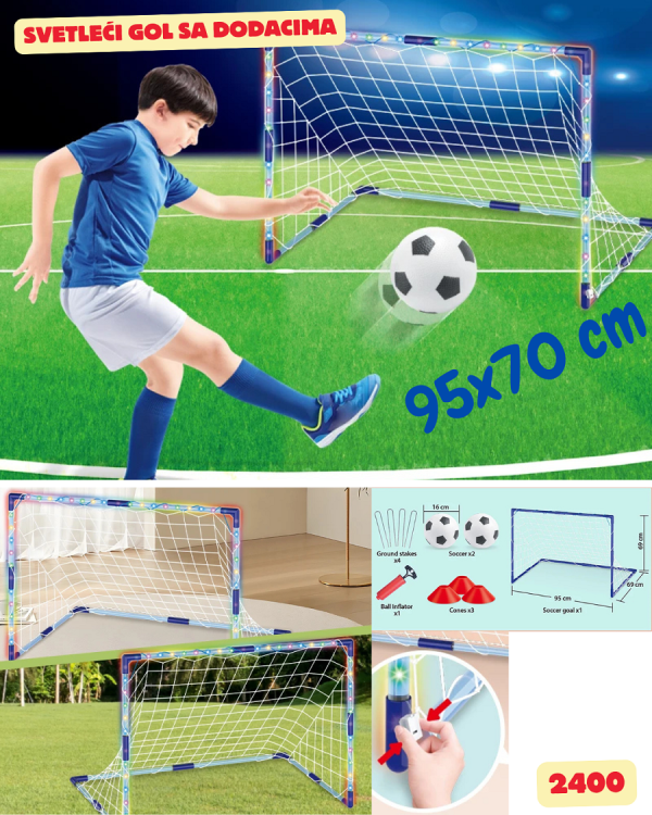Svetleći gol sa dodacima