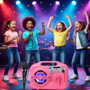 KARAOKE SET SA MIKROFONOM – ZABAVA ZA MALE ZVEZDE!