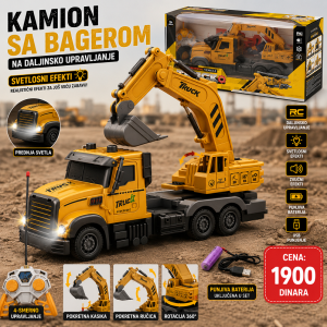 Građevinski kamion na baterije